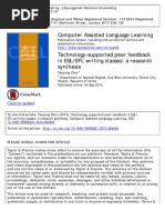 Chen 2014 tech supported peer feedback in esl writing classes.pdf