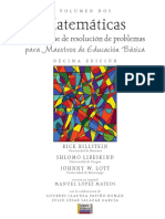 Matemáticas- un enfoque de resolución de problemas para maestros de educación básica. Volumen dos. - Índice y presentación.pdf