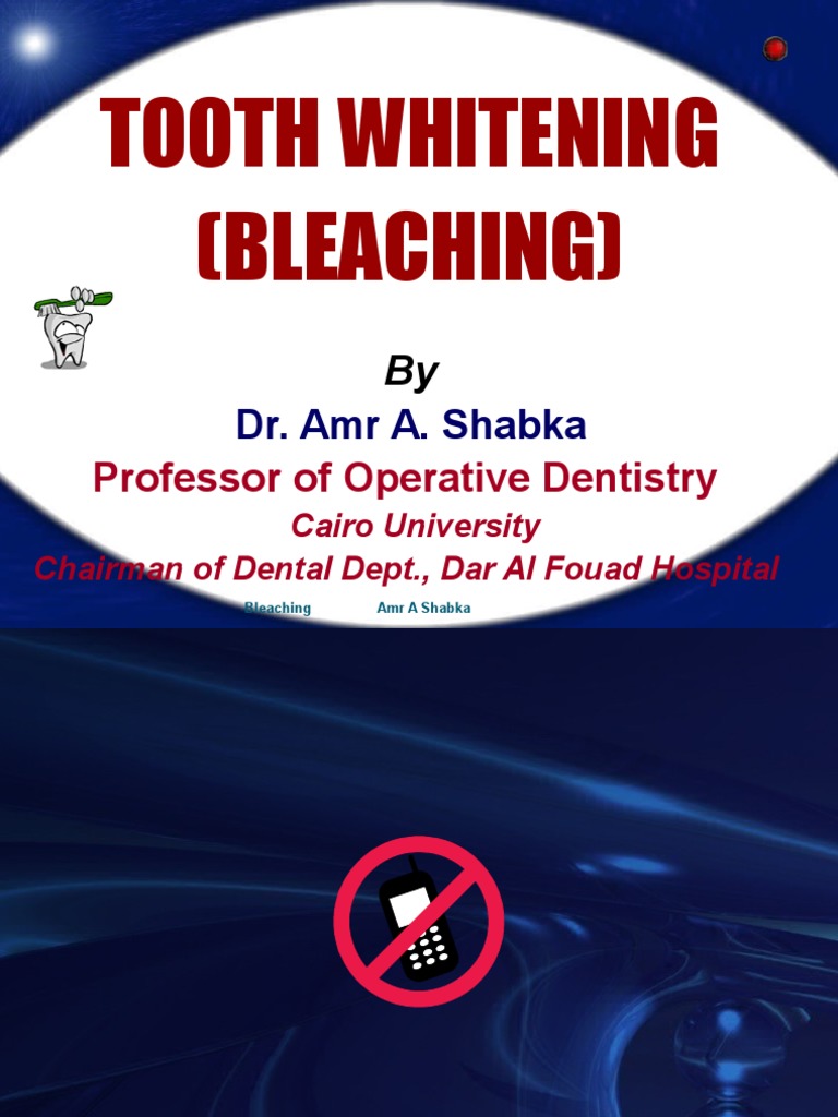 Bleaching PDF Bleach Tooth Enamel