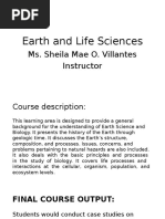 Download Earth and Life Sciences course outline LSU by Shemae Obni SN317754429 doc pdf