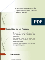 Capacidad de Un Proceso