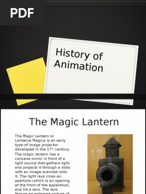 History of Animation Timeline
