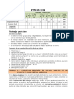 Evaluacion y Trabajo Practico II 2014