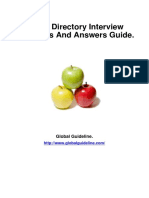 Active Directory Job Interview Preparation Guide