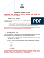 Primeira Atividade Avaliativa PDF
