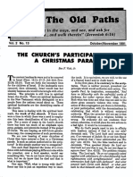 The Church'S Participation: A Christmas Parade