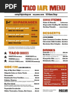 Big Star Catering Menu