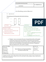 RIL CoE Earthing Specs