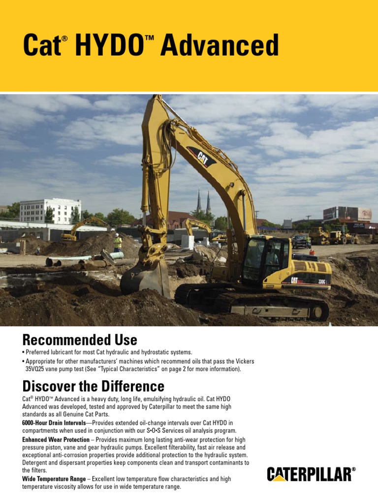 Cat HYDO Advanced 10 Datasheet 2 | PDF | Liquids | Mechanical