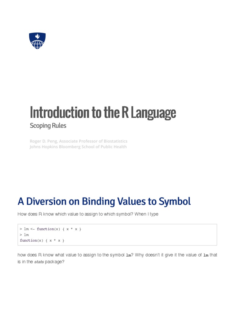 Scoping PDF | PDF | Scope (Computer Science) | Subroutine