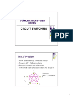 1B. Communication System - Review - Circuit Switching