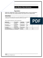 3A - Create Master Data Attributes