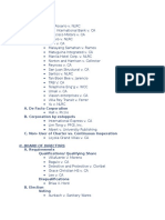 A. de Facto Corporation B. Corporation by Estoppels: Ii. Board of Directors