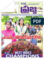 Pragna Surya Telugu Daily Wednesday April 06 2016