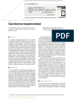 Carcinoma Hepatocelular: Curso Pre-Congreso Gastroenterología 2010