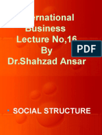 International Business Lecture No, 16 by DR - Shahzad Ansar