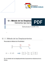 6.1. Método de Los Desplazamientos Elementos Tipo Barra PDF