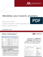 Mendeley: Your Research, Anywhere