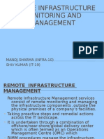 Remote Infrastructure Monitoring &amp MGT