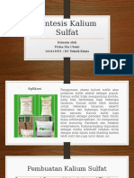Sintesis Kalium Sulfat Presentasi Version