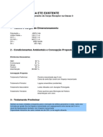 Dimensionamento Ete