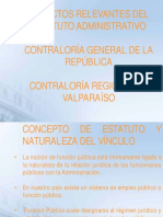 Aspectos Relevantes Del Estatuto Adminstratrivo Contraloria