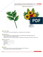 Completed Image Example Arrangement: Flower Arrangement:Polygonatum Odoratum