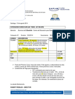 Cotizacion Alumnos de C Darchile PDF