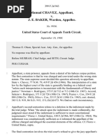 Manual Chavez v. J. E. Baker, Warden, 399 F.2d 943, 10th Cir. (1968)