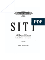 Sitt - Album Leaves Op.39 (Viola) PDF