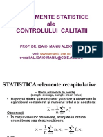 Fundame Ale Controlului Statistic