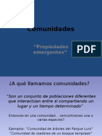 Comunidades I
