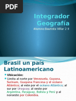 Integrador Geografía