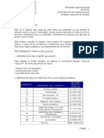 Analisis y Valuacion de Puestos Trabajo