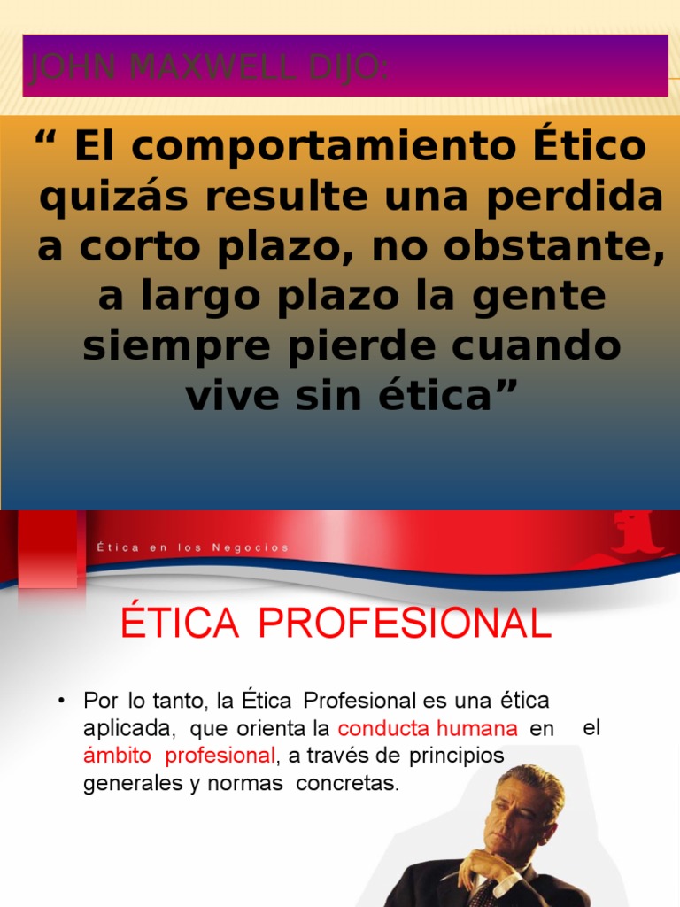 Etica Profesional