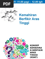 Kemahiran Berfikir Aras Tinggi (KBAT)