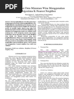 Download Klasifikasi Data Minuman Wine Menggunakan Algoritma K-Nearest Neighbor by Andysah Putra Utama Siahaan SN317831440 doc pdf