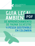 Guía Legal Ambiental de Aprovechamiento de Fauna Silvestre y Pesca Sostenible