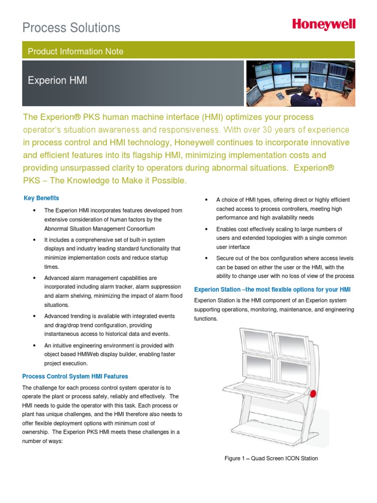 PIN Experion HMI | PDF | User Interface | Icon (Computing)