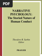 Download Narrative Psychology the storied nature of human conduct - Theodore R Sarbinpdf by janettst2 SN317841552 doc pdf
