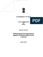 Law Commission Report No. 256 - Eliminating Discrimination Against Persons Affected by Leprosy