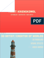 Tanat Kriengkomol: 3d Modeler / Compositor / Game Artist
