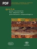 Guía para Reconocer Objetos Del Patrimonio Arqueológico