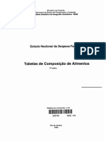 1999tabeladecomposicaodealimentos 121127141357 Phpapp02 PDF