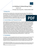 Buildings Section in EE Chapter of National Energy Policy Ver2