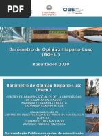 Barómetro de Opinião Hispano-Luso 2010 (Apresentaçâo)