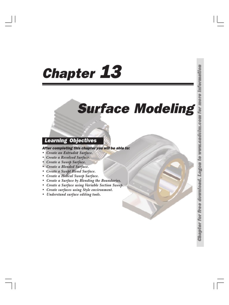 Surface Modeling Proe WF 2 PDF | PDF | Business | Technology & Engineering