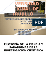 Filosofia de La Ciencia y Paradigmas de La Ciencia