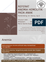 anemia hemolitik pada anak