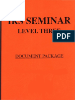 IRS Seminar Level 3, Form #12.034